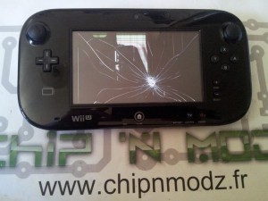 Gamepad Nintendo Wii-U, écran LCD HS